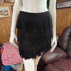 Guess Fringe Mini Skirt
